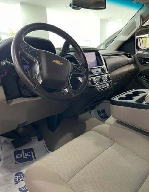 سيارة شفروليه تاهو 2019 مستعملة، 8 اسطوانات، رمادي