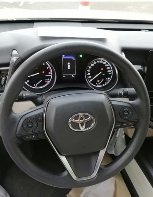 Toyota Camry 2021 for monthly rent, white color