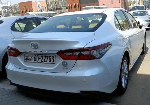 Toyota Camry 2021 for monthly rent, white color