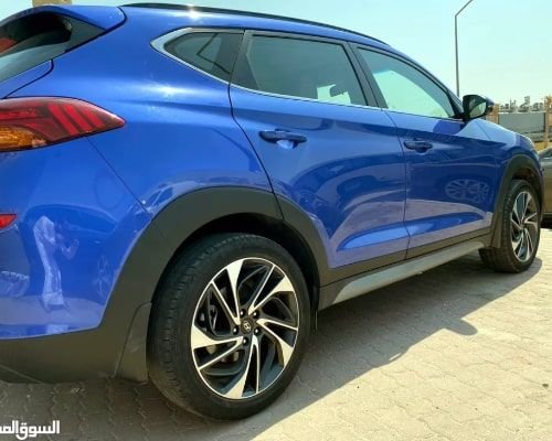 Hyundai Tucson 2020 for monthly rent, automatic, Blue color