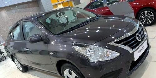 Nissan Sunny 2021 for daily rent, Black