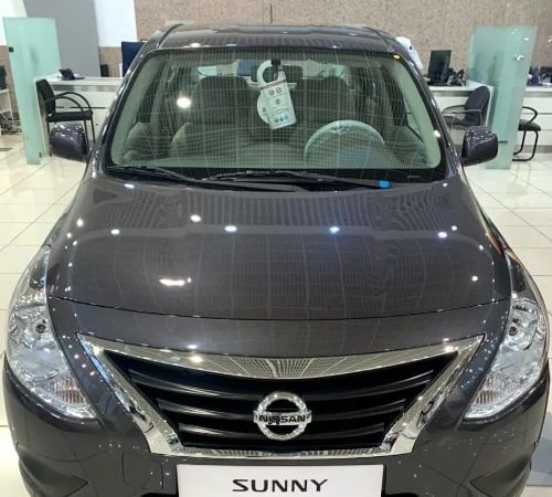 Nissan Sunny 2021 for daily rent, Black