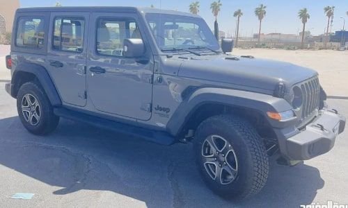 Jeep Wrangler 2021 for monthly rent, Gray