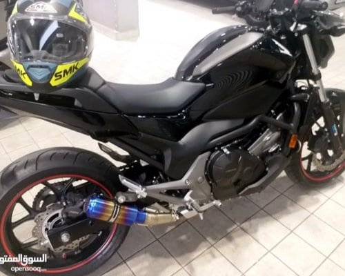 Motorcycle Honda NC 750S 2018 Used .745 CC, Black