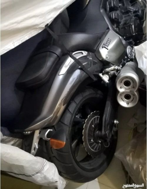 Yamaha VMax 2012 Motorcycle, 4 Cylinder, Black Silver
