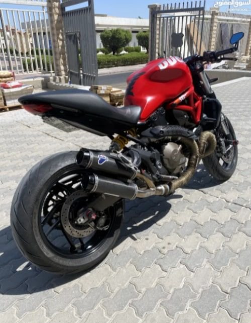 Ducati Monster 821 2015 Motorcycle, Red Black