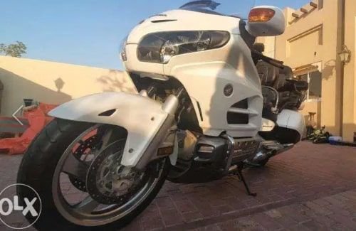 دراجة نارية هوندا جولد وينغ 2016 مستعملة، 6 اسطوانات، أبيض