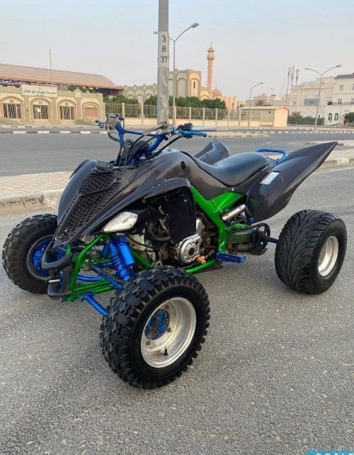 Yamaha Raptor 700 2014 Used ATV, Black Blue