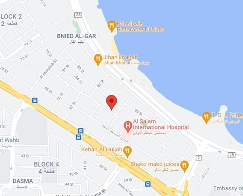 Investment Land For Sale in Bnaid Al Qar, Kuwait, 8000 SQM